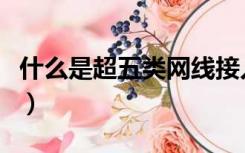 什么是超五类网线接入点（什么是超五类网线）
