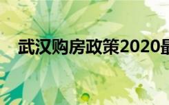 武汉购房政策2020最新（武汉购房政策）