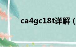 ca4gc18t详解（ca4gc18td 01）