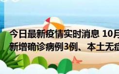 今日最新疫情实时消息 10月13日0时-20时，新疆库尔勒市新增确诊病例3例、本土无症状感染者32例