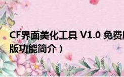 CF界面美化工具 V1.0 免费版（CF界面美化工具 V1.0 免费版功能简介）