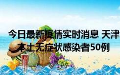 今日最新疫情实时消息 天津10月22日新增本土确诊病例4例、本土无症状感染者50例