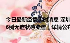 今日最新疫情实时消息 深圳10月22日新增11例确诊病例和6例无症状感染者，详情公布