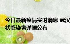 今日最新疫情实时消息 武汉市新增1例确诊病例和12例无症状感染者详情公布