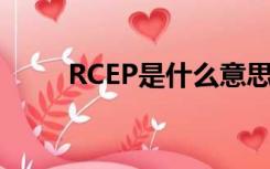 RCEP是什么意思（rc是什么意思）