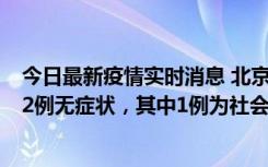 今日最新疫情实时消息 北京10月31日新增21例本土确诊和2例无症状，其中1例为社会面筛查人员