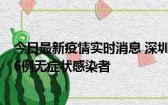 今日最新疫情实时消息 深圳10月31日新增23例确诊病例和6例无症状感染者