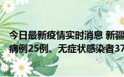 今日最新疫情实时消息 新疆维吾尔自治区11月2日新增确诊病例25例、无症状感染者376例