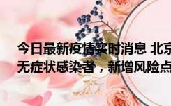 今日最新疫情实时消息 北京昌平区新增7名确诊病例和1名无症状感染者，新增风险点位公布