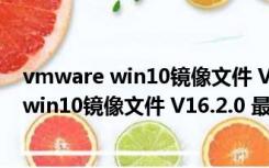 vmware win10镜像文件 V16.2.0 最新免费版（vmware win10镜像文件 V16.2.0 最新免费版功能简介）