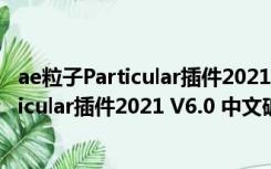 ae粒子Particular插件2021 V6.0 中文破解版（ae粒子Particular插件2021 V6.0 中文破解版功能简介）