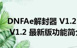 DNFAe解封器 V1.2 最新版（DNFAe解封器 V1.2 最新版功能简介）