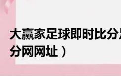 大赢家足球即时比分足球（大赢家足球即时比分网网址）