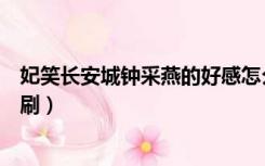妃笑长安城钟采燕的好感怎么刷（妃笑长安城侍女好感怎么刷）