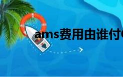 ams费用由谁付CFR（ams费用）