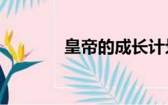皇帝的成长计划2丹药的作用