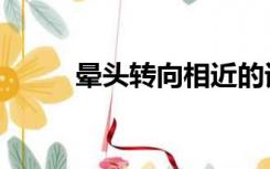 晕头转向相近的词语（晕头转向）