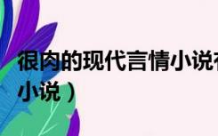 很肉的现代言情小说有哪些（很肉的现代言情小说）