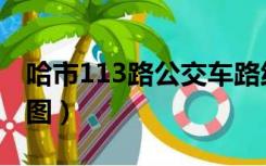 哈市113路公交车路线图（113路公交车路线图）