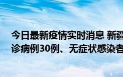今日最新疫情实时消息 新疆维吾尔自治区11月10日新增确诊病例30例、无症状感染者638例