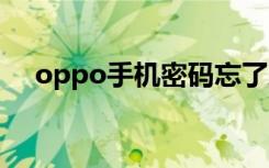 oppo手机密码忘了刷机可以备份相册吗