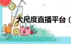 大尺度直播平台（大尺度直播平台）