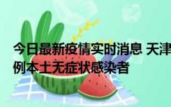 今日最新疫情实时消息 天津昨日新增2例本土确诊病例和35例本土无症状感染者