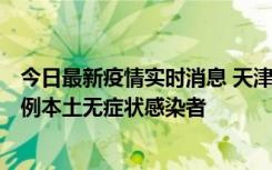 今日最新疫情实时消息 天津昨日新增2例本土确诊病例和35例本土无症状感染者