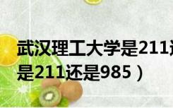 武汉理工大学是211还是985（武汉理工大学是211还是985）