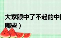 大家眼中了不起的中国人（了不起的中国人有哪些）