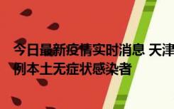 今日最新疫情实时消息 天津昨日新增2例本土确诊病例和35例本土无症状感染者