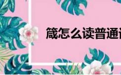 箴怎么读普通话（箴怎么读）