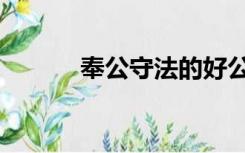 奉公守法的好公民（奉公守法）