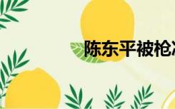 陈东平被枪决（陈东平）