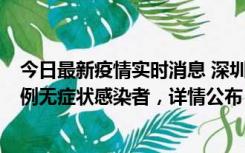 今日最新疫情实时消息 深圳11月11日新增2例确诊病例和5例无症状感染者，详情公布