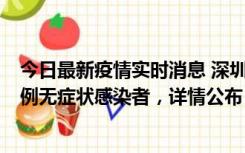 今日最新疫情实时消息 深圳11月11日新增2例确诊病例和5例无症状感染者，详情公布