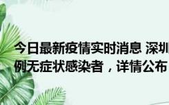 今日最新疫情实时消息 深圳11月11日新增2例确诊病例和5例无症状感染者，详情公布