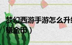 梦幻西游手游怎么升级快（梦幻西游手游怎么赚金币）
