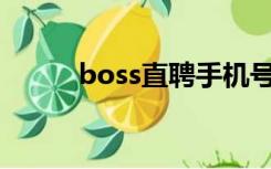 boss直聘手机号不用了怎么登录