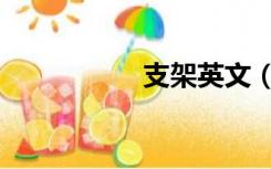 支架英文（支架英文）