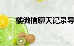 楼微信聊天记录导出恢复助手破解版