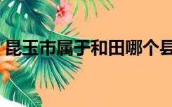 昆玉市属于和田哪个县（昆玉市属于哪个市）