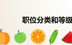 职位分类和等级分类管理的利弊