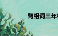 臂组词三年级（臂组词）