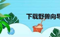 下载野兽向导最新txt全集