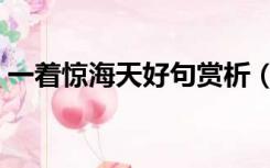 一着惊海天好句赏析（一着惊海天好句赏析）