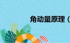 角动量原理（角动量公式）