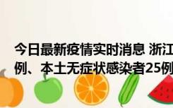 今日最新疫情实时消息 浙江11月12日新增本土确诊病例11例、本土无症状感染者25例