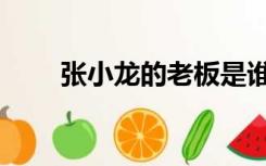 张小龙的老板是谁（张小龙的身价）
