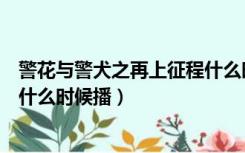 警花与警犬之再上征程什么时候播（警花与警犬之再上征程什么时候播）